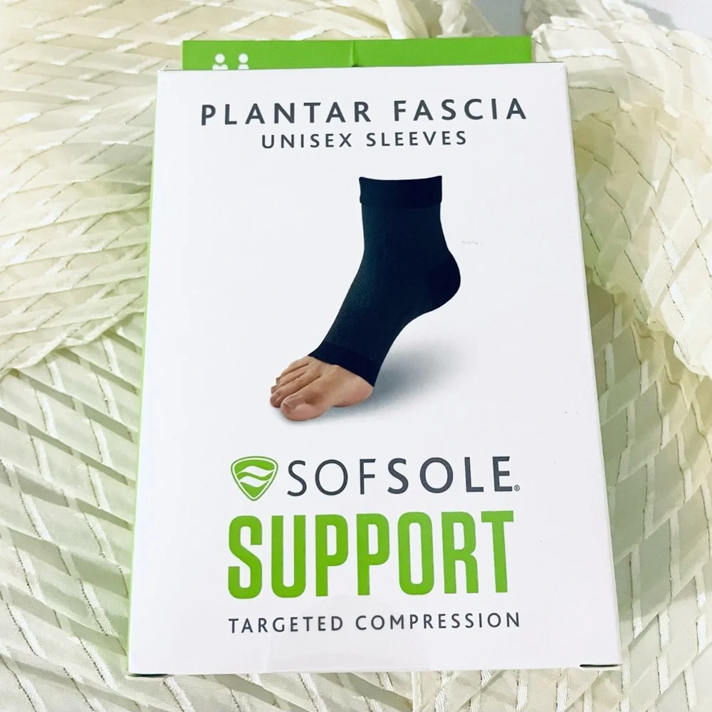 Black Plantar Fascia Unisex Sleeves